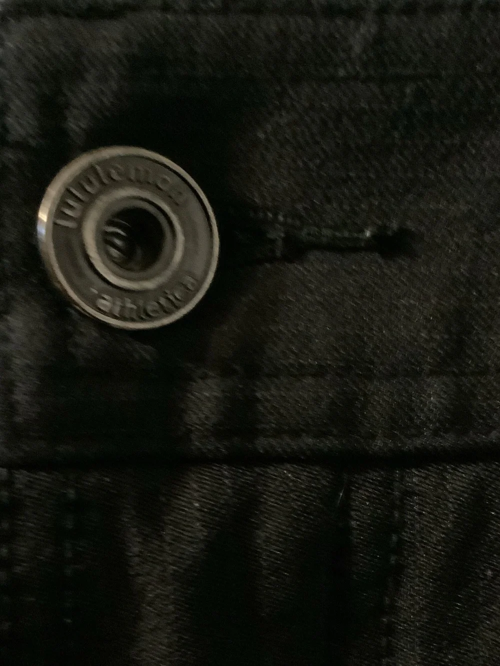 lululemon athletica Black Workout Pants‎ with Logo Button